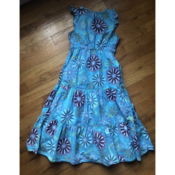 Fresh Produce Size 6X/7 Bright Blue Floral - Picture 5 of 6